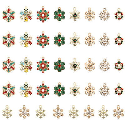 40Pcs 10 Style Alloy Pendants