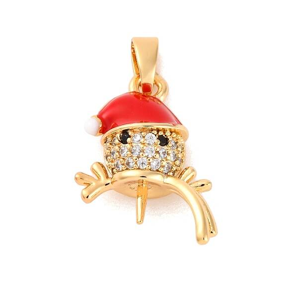 Brass Micro Pave Cubic Zirconia Pendan Bails