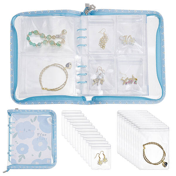 PVC Loose Leaf Jewelry Storage Bag