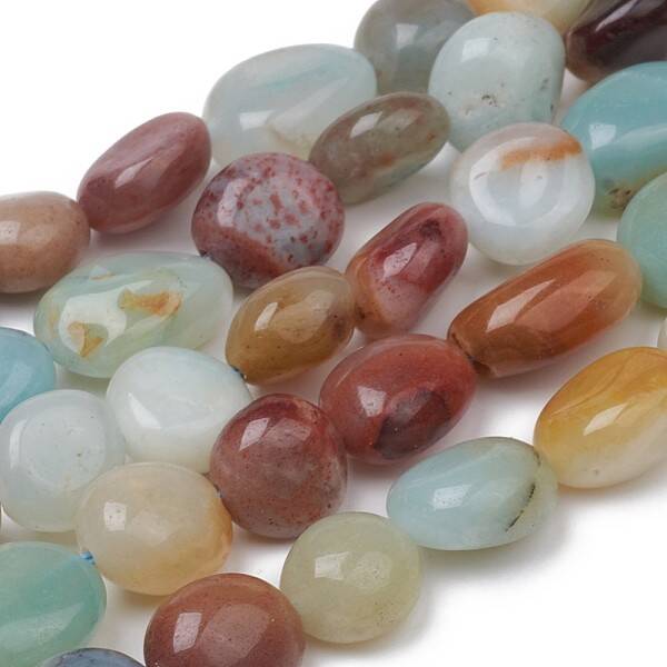 Natural Flower Amazonite Beads Strands