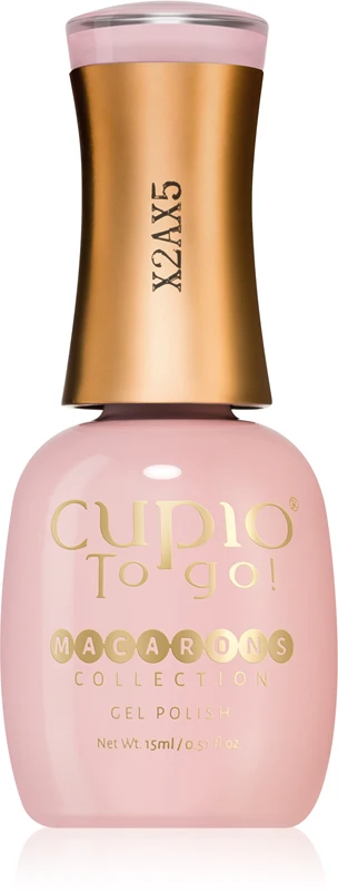 Cupio To Go! Macarons UV/LED Gel Nail Polish Color Pink Sparkling Wine 15ml