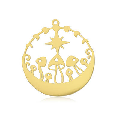 Autumn Theme 201 Stainless Steel Pendants