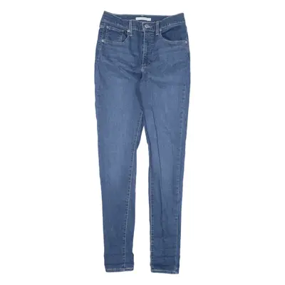 LEVI'S Mile High Jeans Blue Denim Slim Skinny Womens W27 L32