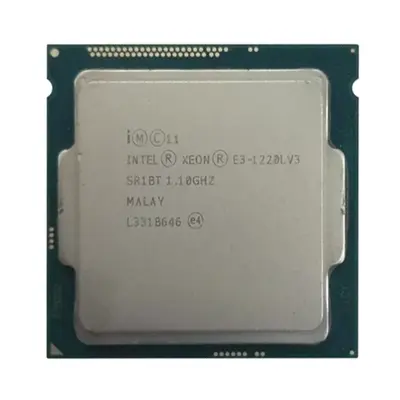 725279-001 HP 1.10GHz 5.00GT/s DMI 4MB L3 Cache Socket LGA1150 Intel Xeon E3-1220LV3 Dual-Core Processor for ProLiant Gen8 Se...