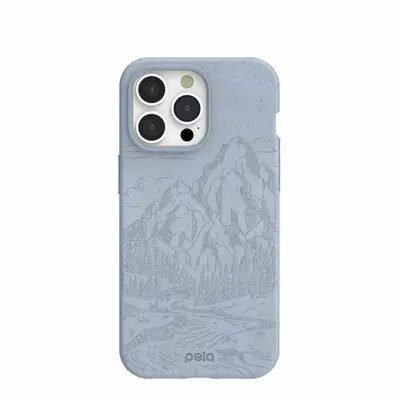 Powder Blue Rockies iPhone 15 Pro Max Case