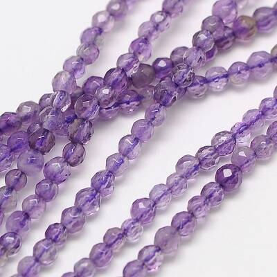 Grade A Natural Amethyst Beads Strands