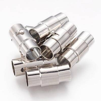Brass Locking Tube Magnetic Clasps