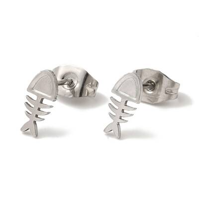 Non-Tarnish 304 Stainless Steel Stud Earrings for Women