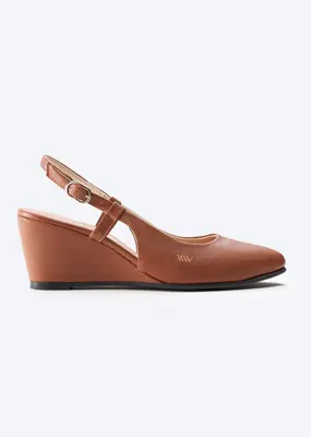 Tivoli Leather Wedges | Color: Black | Size: 7
