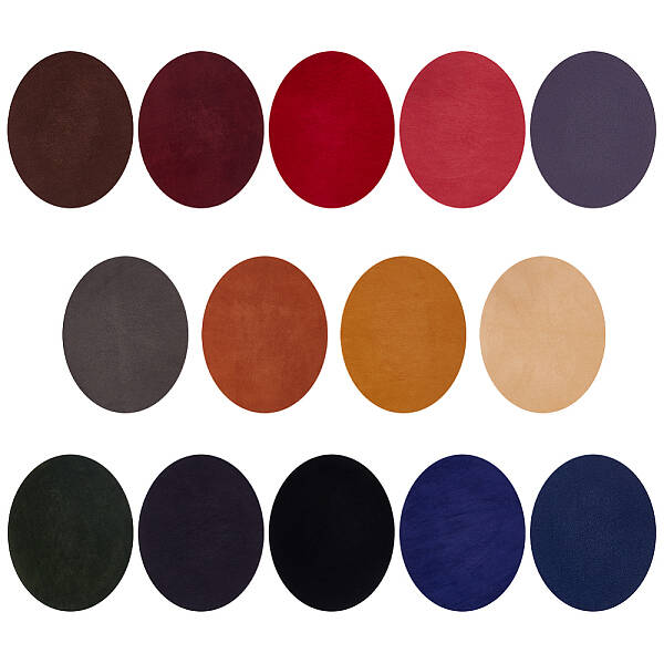 28Pcs 14 Colors Iron on Clothing Repair Patches