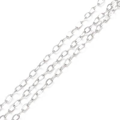 Tarnish Resistant 304 Stainless Steel Cable Chains
