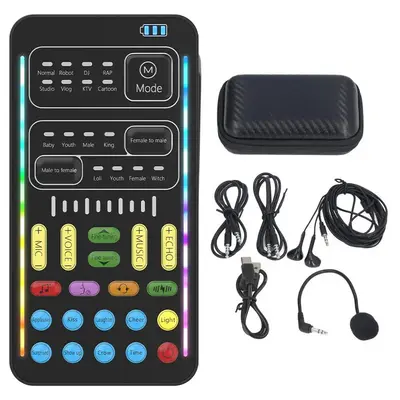 i9 sound converter 16 kinds of voice changes, 8 fixed sound effects, 10 electronic music modes, compatible with Apple, Androi...