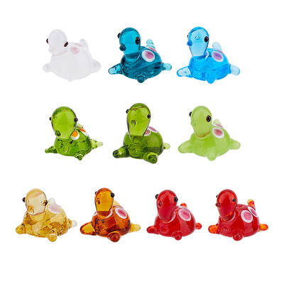 10Pcs 10 Colors Handmade Lampwork Beads