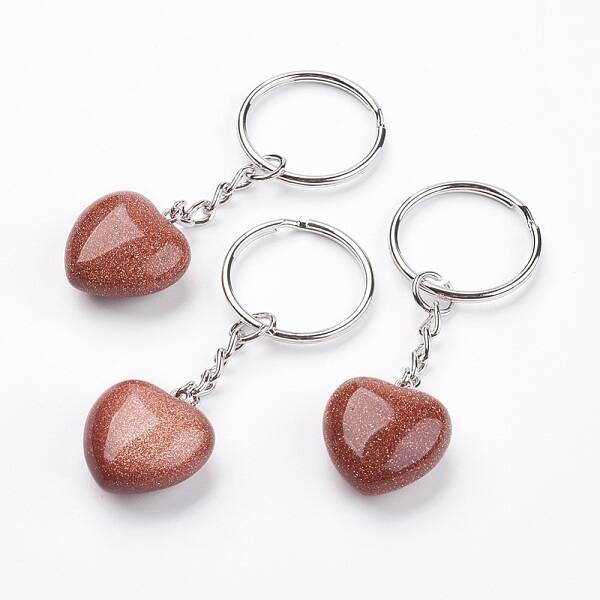 Synthetic Goldstone Keychain