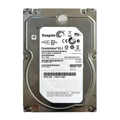 719771-001 HP 4TB 6Gb/s SAS 7200 3.5-Inch Hard Drive