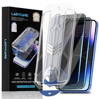 [2 Pieces] Screen Protector for iPhone 12-16Series Tempered Glass Shockproof Phone Protective Film,Fingerprint Proof Phone Sc...