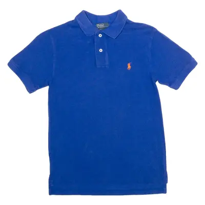 POLO RALPH LAUREN Boys Polo Shirt Blue M