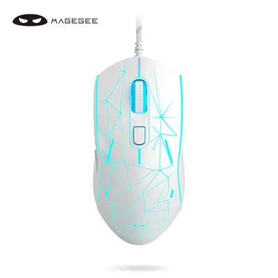 MageGee G6 Wired Gaming Mouse, USB Optical Mouse with 7 Colors Breathing LED Backlit, Ergonomic 6 Adjustable DPI Levels from ...