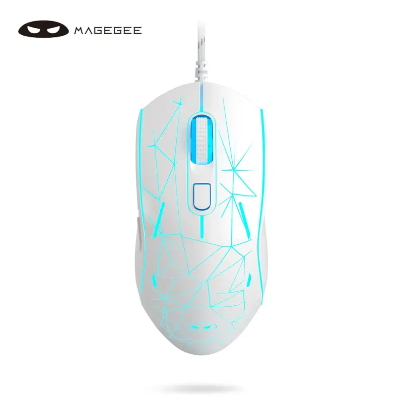 MageGee G6 Wired Gaming Mouse, USB Optical Mouse with 7 Colors Breathing LED Backlit, Ergonomic 6 Adjustable DPI Levels from ...