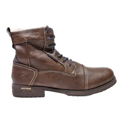 DOCKERS Snow Boots Brown Leather Mens UK 10