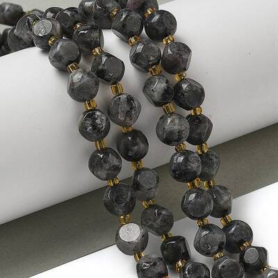 Natural Larvikite Beads Strands