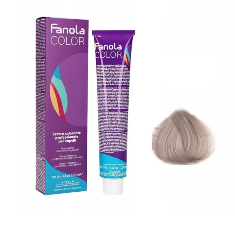 Fanola Color Cream Coloring Cream 100 ml 9.11 Very Light Blonde Intense Ash