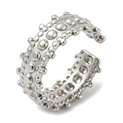 Non-Tarnish 304 Stainless Steel Open Cuff Ring