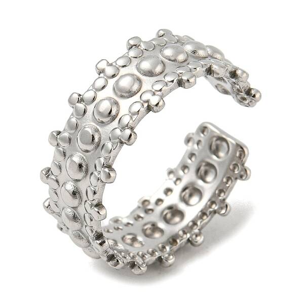 Non-Tarnish 304 Stainless Steel Open Cuff Ring