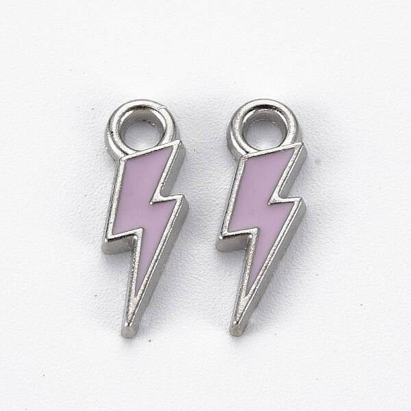 Rack Plating Alloy Enamel Pendants