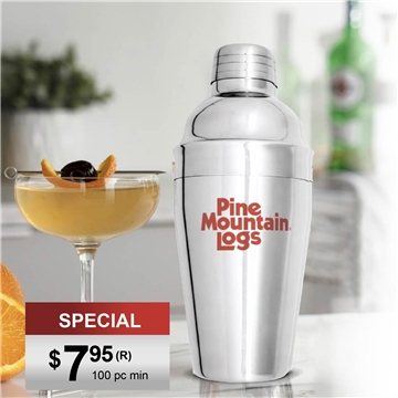 50 Custom Martinique Cocktail Shaker - Stainless Steel & Leak ...