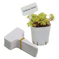 Arbitrary Bending Garden Plant Marker, T-type Design Plastic Gardening Label, Durable Garden Tool for Marking Plants