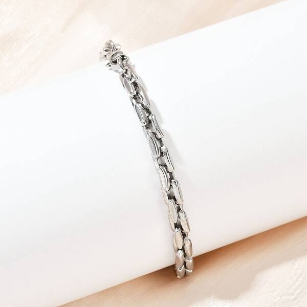 201 Stainless Steel Cuba Style Chian Bracelet for Men
