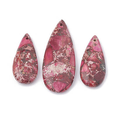 Natural Regalite/Imperial Jasper/Sea Sediment Jasper Pendants