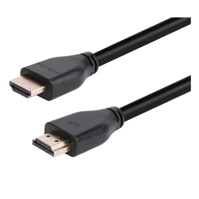 42674 Monoprice 6ft 8K Ultra High Speed 8K-60Hz 4K-120Hz 48Gbps HDR VRR CL2 In-Wall Rated HDMI Cable Black