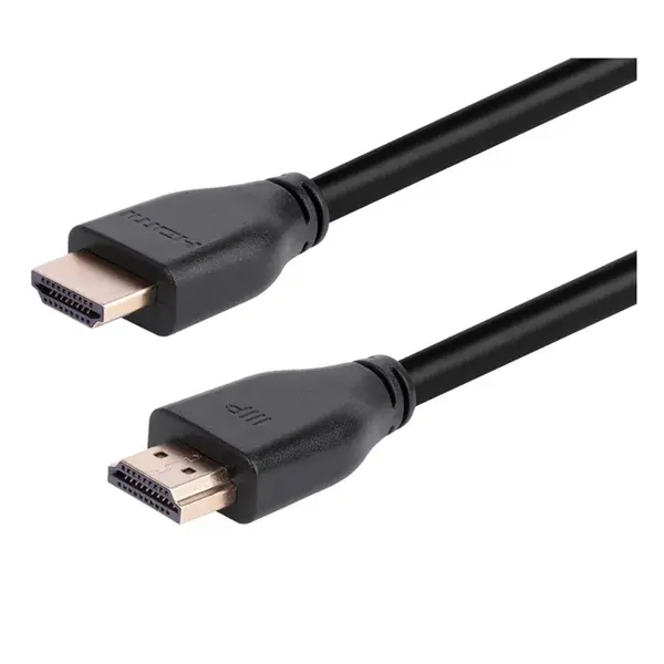 42674 Monoprice 6ft 8K Ultra High Speed 8K-60Hz 4K-120Hz 48Gbps HDR VRR CL2 In-Wall Rated HDMI Cable Black