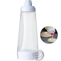 Arthink Squeeze Batter Dispenser,Pancake Batter Bottles Dispenser and Mixer with Blender Ball Wire Whisk for Cupcakes,