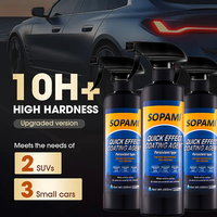 SOPAMI Super Hydrophobic Nano Ceramic Coating Kit, Car Liquid Ceramic Coating Kit, Hydrophobic Glass Coating Polish, Car Care...