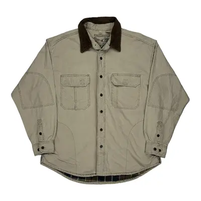 Royal Robbins Shirt - Large Beige Cotton