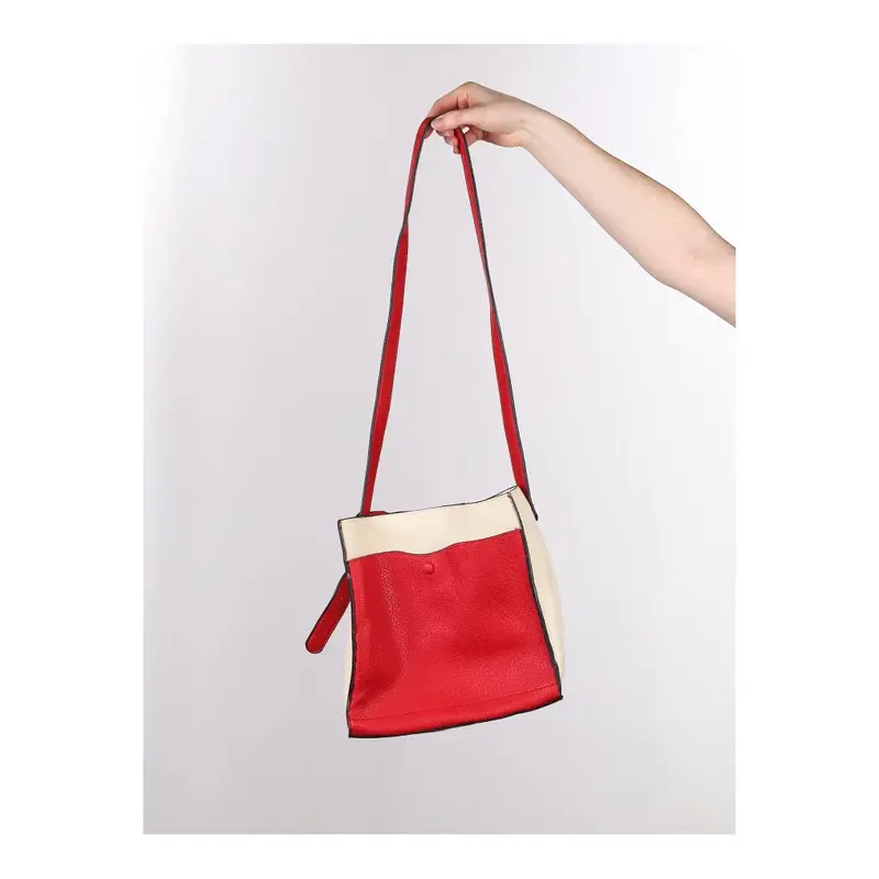 Unbranded Crossbody Bag - No Size Red Leather