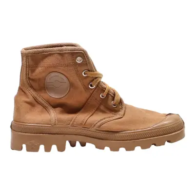 PALLADIUM Lace-Up Boots Brown Canvas Womens UK 6