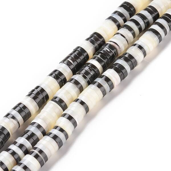 Natural Trochid Shell Beads Strands