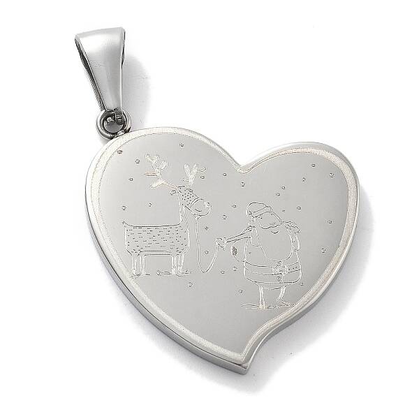 Christmas 304 Stainless Steel Pendants