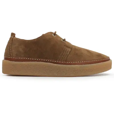 Clarks Clarkwood Low Suede Men's Comfort Shoes - Cola - Size:US 9.5 Men