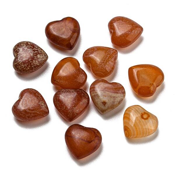 Natural Red Agate Beads