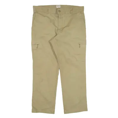 DOCKERS Trousers Beige Regular Straight Mens W36 L27