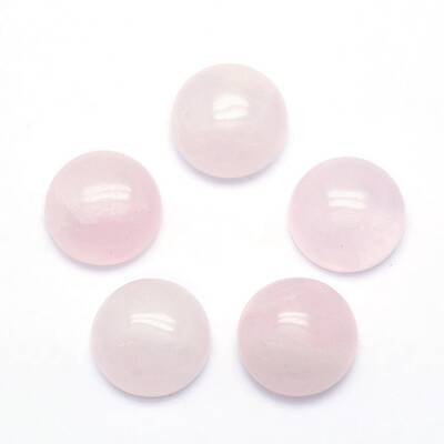 Natural Rose Quartz Cabochons