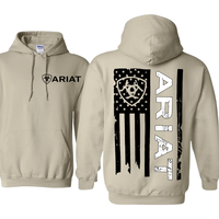 Ariat T-Shirt Sweatshirt Hoodie American Flag Design with Unique Ariat, Trendy Hoodie, Tshirt, Tee, Sweatshirt, Long Sleeve S...