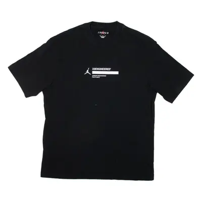 AIR JORDAN Mens T-Shirt Black M