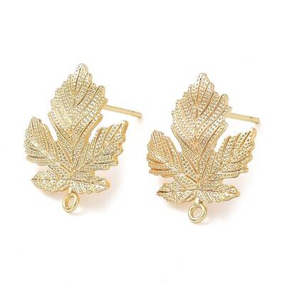 Brass Stud Earring Finding