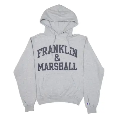 CHAMPION Franklin And Marshall Mens Grey Hoodie S